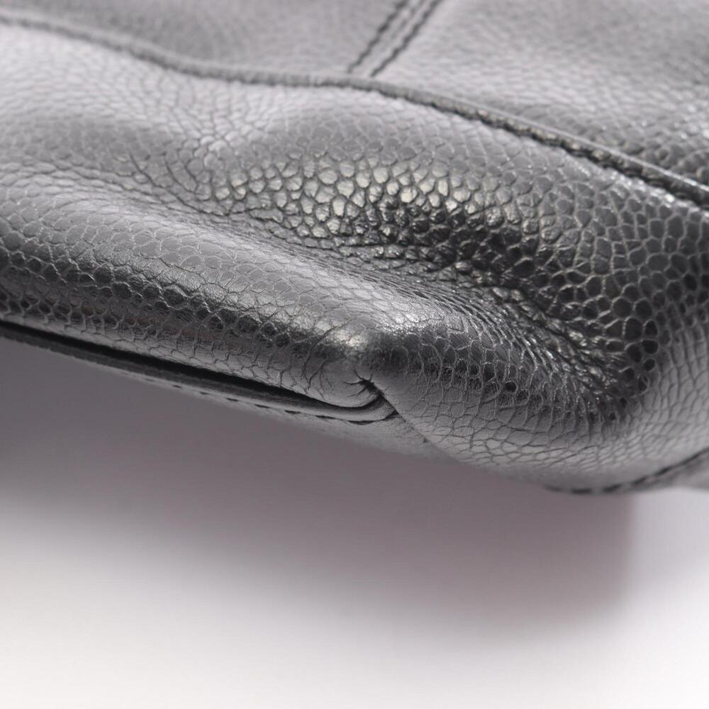 CHANEL Black Caviar Leather Tote Bag - Picture 8 of 9